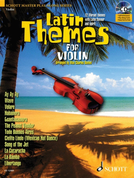 Latin Themes Violin Book/CD Book