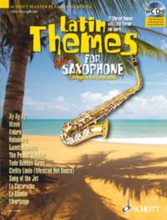 Latin Themes Alto Saxophone Book/CD Book