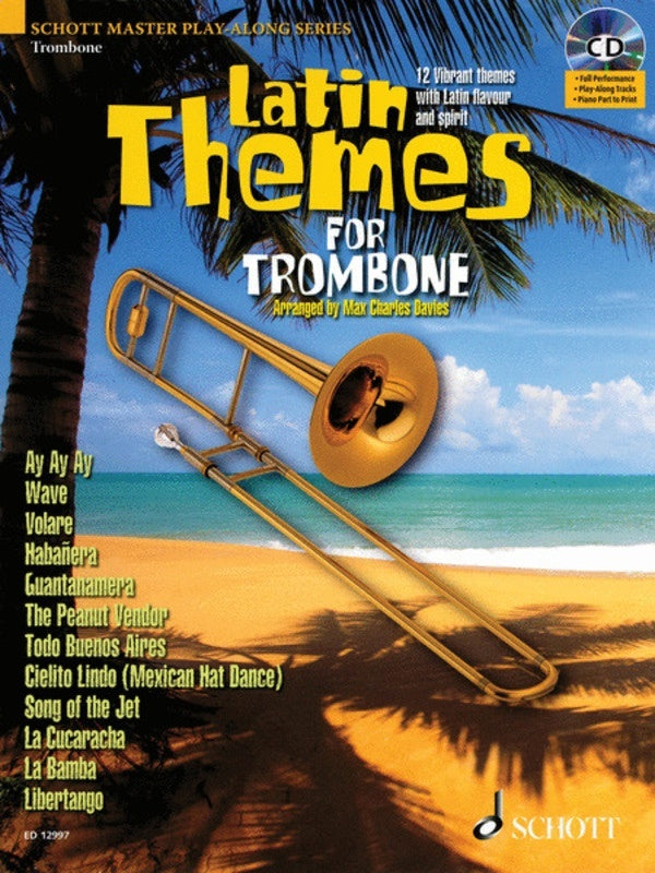 Latin Themes Trombone Book/CD Book