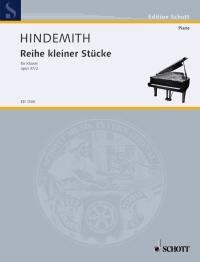 Hindemith Piano Music Op. 37 No. 2 - A Series of Little Pieces, 40 Pages, Schott Music