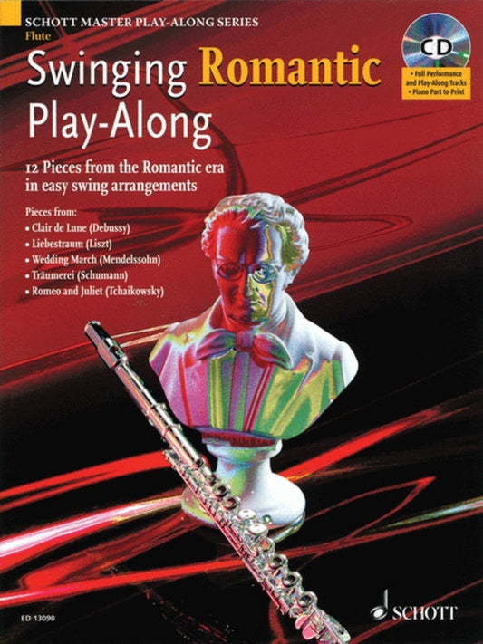 Swinging Romantic Play Along Flute Book/CD Book