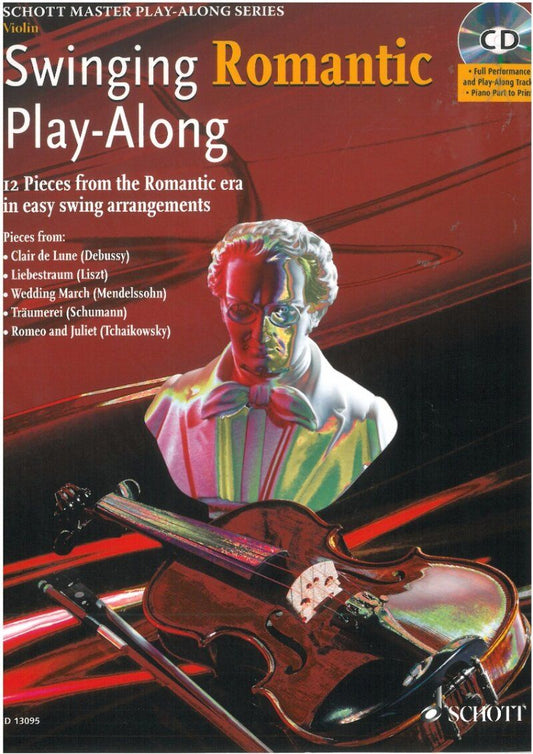 Swinging Romantic Play Along Violin Book and CD
