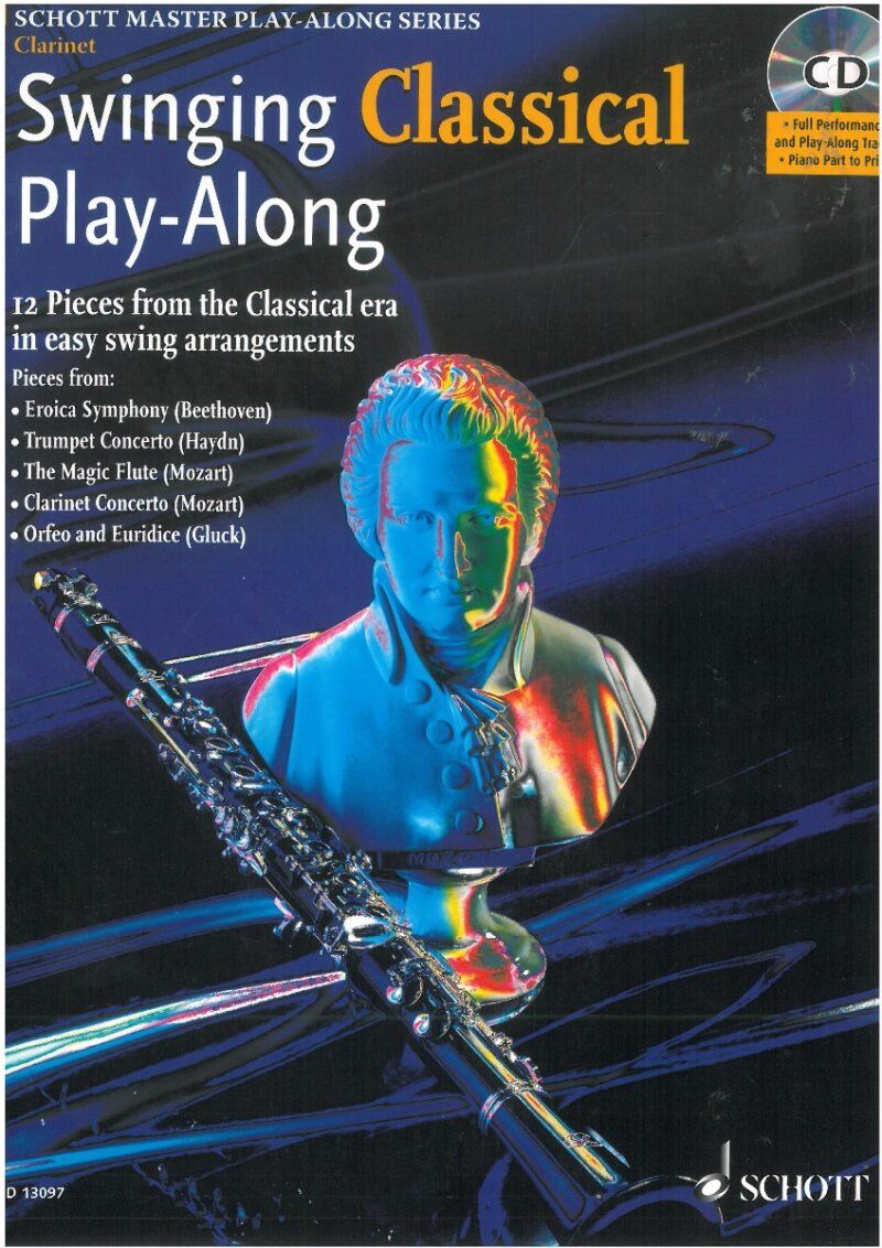 Swinging Classical Play Along Clarinet Book and CD
