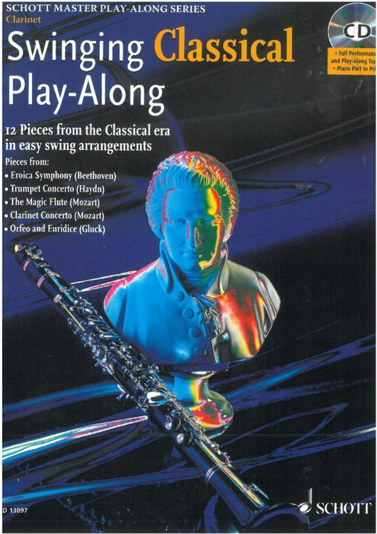 Swinging Classical Play Along Clarinet Book and CD