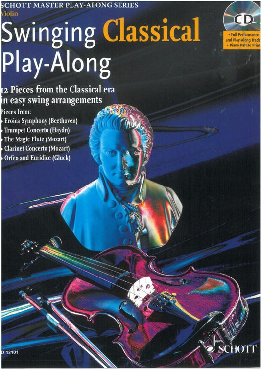 Swinging Classical Play-Along Violin Book and CD