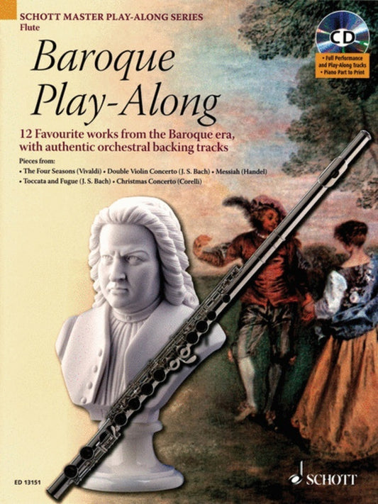 Baroque Play Along Flute Book/CD Book