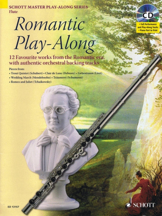 Romantic Play Along Flute Book/CD Book