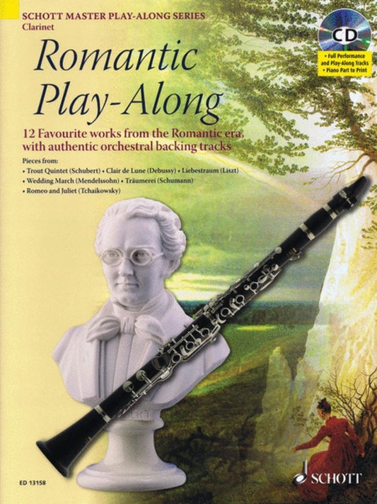 Romantic Play Along Clarinet Book/CD Book
