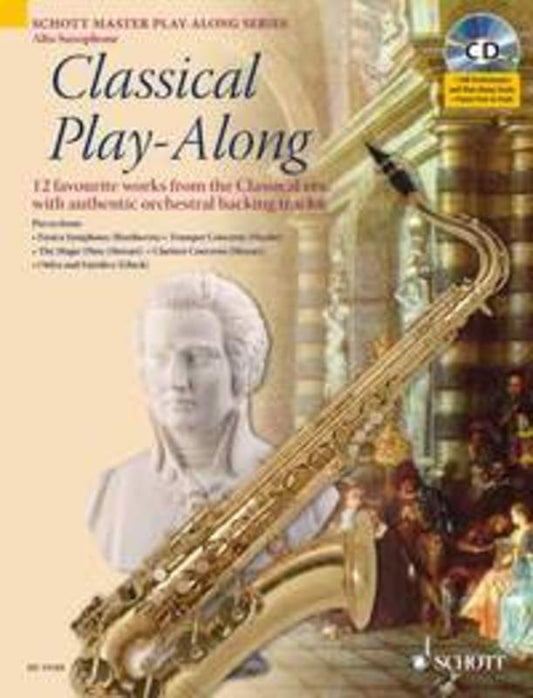 Classical Playalong Alto Sax Softcover Book/CD