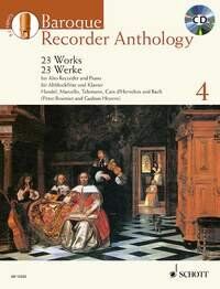 Baroque Recorder Anthology Volume 4 with BK/CD by Schott Music