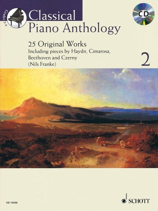 Classical Piano Anthology, Vol. 2 — Book & CD (Schott Music)