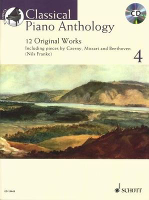 Classical Piano Anthology Vol. 4 - 12 Original Works by Various Composers - Schott Music - Includes CD