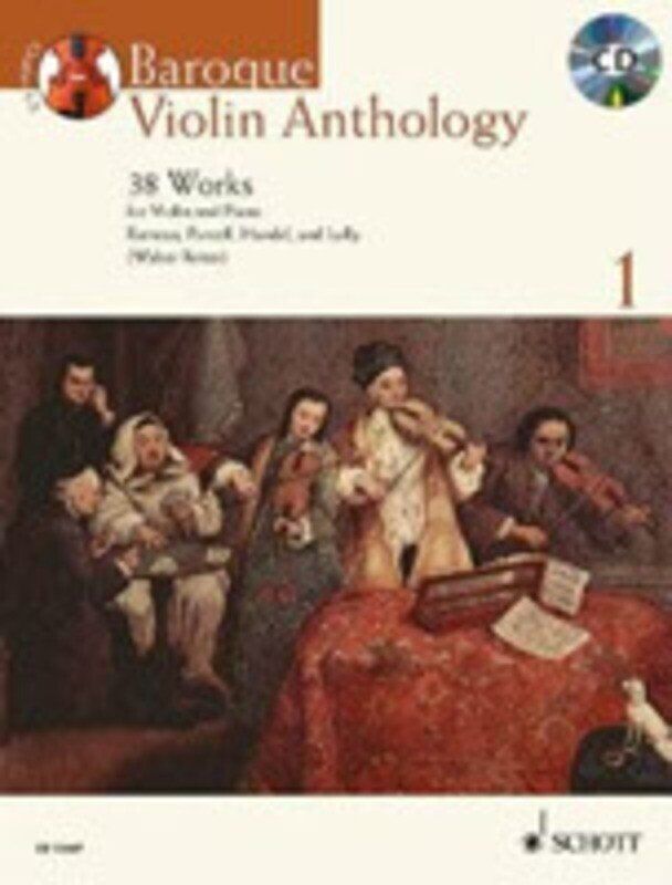 Baroque Violin Anthology Volume 1 BK/CD by Walter Reiter & Robin Bigwood, 64 Pages, Schott Music, Violin, Early Music Collection