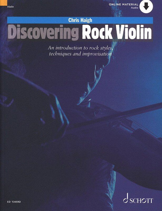 Discovering Rock Violin Book by Chris Haigh