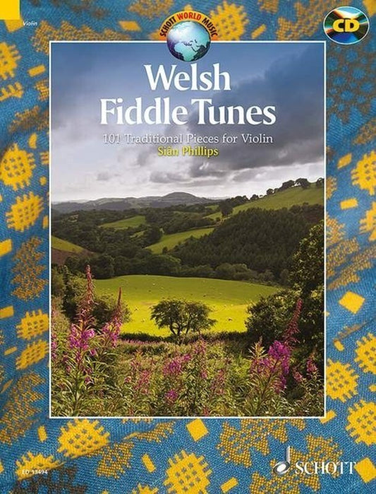 Welsh Fiddle Tunes Violin Softcover Book/CD