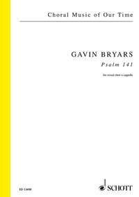 Bryars - Psalm 141 SATB A Cappella Choral Score