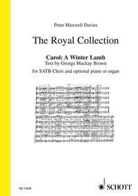 Maxwell Davies - A Winter Lamb SATB/Opt Piano Choral Score