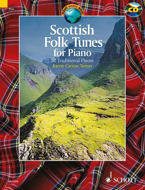 Scottish Folk Tunes Piano Book with CD