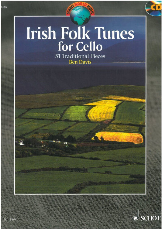 Irish Folk Tunes for Cello 51 Traditional Pieces BK/CD