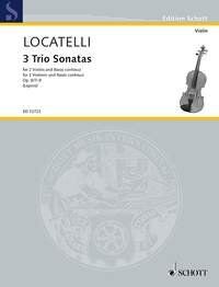 Locatelli - 3 Trio Sonatas Op. 8/7-9 for 2 Violins and Basso Continuo