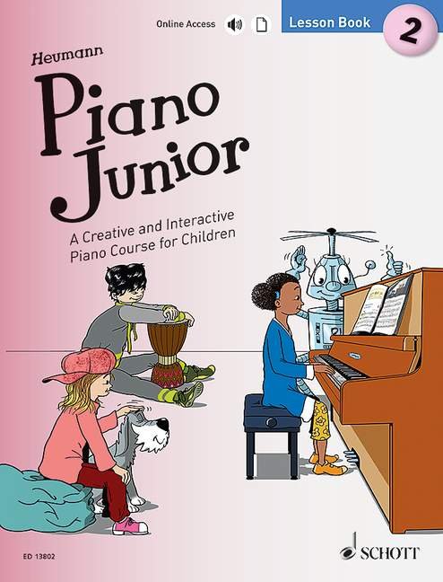 Piano Junior Lesson Book 2 — Book/Online Audio (Schott Music)