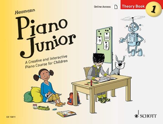 Piano Junior Theory Book 1 — Book/Online Audio (Schott Music)