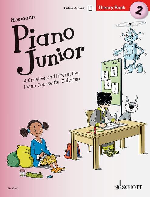 Piano Junior Theory Book 2 — Book/Online Audio (Schott Music)