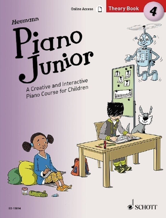 Piano Junior Theory Book/Online Audio Vol. 4 — Piano (Schott Music)
