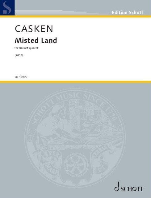 Casken - Misted Land for Clarinet Quartet SC/PTS