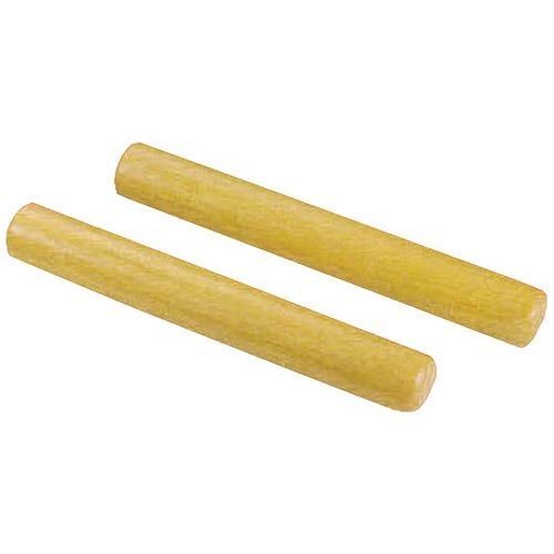 Claves Lacquered Wood Blonde 8" Kids Percussion Pair