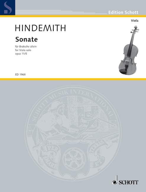 Sonata for Solo Viola, Op. 11 No. 5 Sheet Music