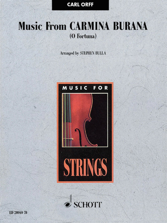 Music From Carmina Burana (O Fortuna) So3 Score/Parts