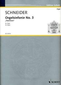 Schneider - Organ Symphony No. 3 "Totentanz" for Organ, 80 Pages, Schott Music