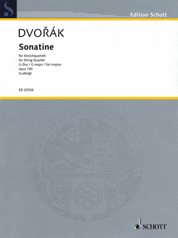 Sonatina Op 100 G Arr Ludwig String Quartet Sc/P Book