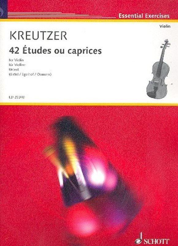 Kreutzer - 42 Etudes Or Caprices Violin (Softcover Book)
