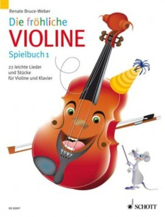 The Merry Violin - Performance 1 by Renate Bruce-Weber, 64 Pages, Schott Music, Strings > Violin, Suitable for Beginners