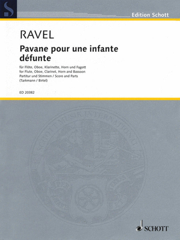 Pavane Pour Une Infante Defunte Wind Quintet Sc/