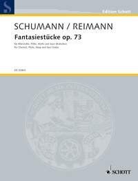 Reimann - Fantasiestücke Op. 73 for Clarinet, Flute, Harp, 2 Violas, Schott Music, 40 Pages