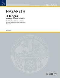 Nazareth - 3 Tangos for Flute, Clarinet (Viola), Guitar by Siegfried Schwab - Schott Music - 44 Pages