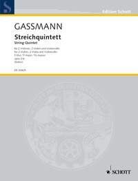Gassmann String Quintet in F Major Op. 2/6 - Cello, 32 Pages, Schott Music