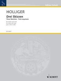 Holliger - 3 Sketches for Violin/Viola, Schott Music, 28 Pages