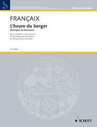 Francaix - L'heure du Berger for String Quintet/Piano, Schott Music, 74 Pages, Cello & Piano