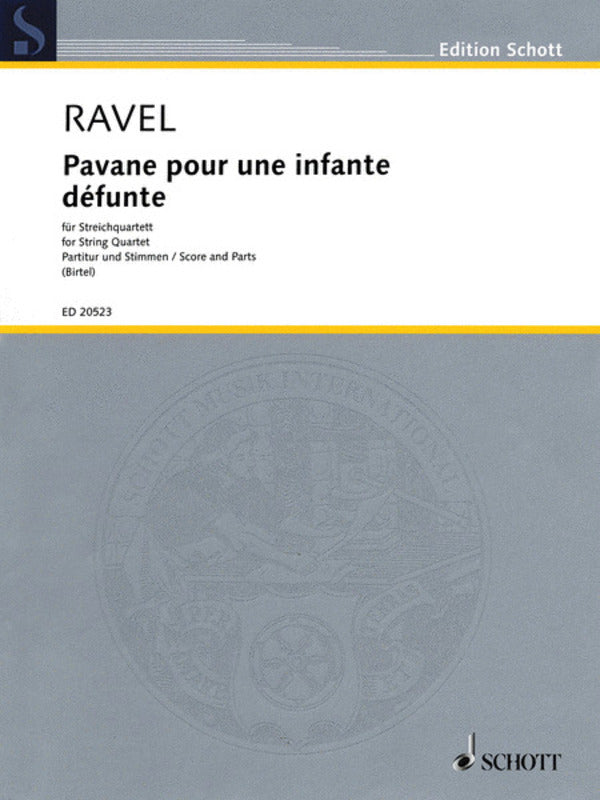 Pavane Pour Une Infante Defunte String Quartet Book