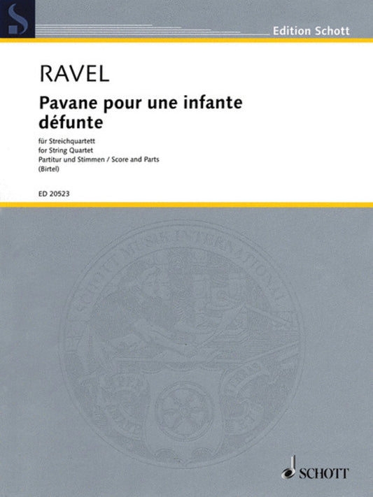 Pavane Pour Une Infante Defunte String Quartet Book