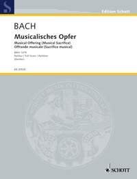 Bach - Musical Offering BWV 1079 Full Score by Schott Music, 128 Pages