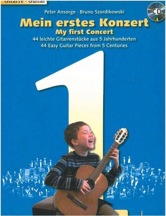 My First Concert Guitar by Schott Music - 32 Pages, Easy Solo Pieces for Young Musicians