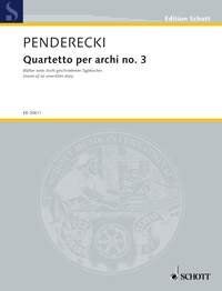 Penderecki - String Quartet No. 3 for Cello and Viola, Schott Music, 82 Pages