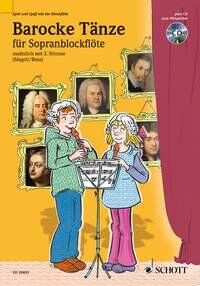 Baroque Dances for 2 Descant Recorders Book with CD