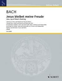 Bach - Jesu Joy of Man's Desiring BWV 147 String Trio for Cello, Viola, Violin by Wolfgang Birtel, Schott Music, 22 Pages