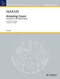 Hakim - Amazing Grace Variations for Soprano and Organ
